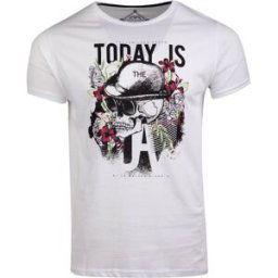 Tee shirt imprimé today is the day mega Homme BLAGGIO