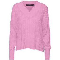 Pull over manches longues col V Femme VERO MODA