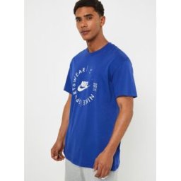 M Nsw Spu Ss Tee par Nike Bleu S Accessoires