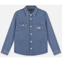 Denim Shirt par Tommy Hilfiger Bleu 8A Accessoires