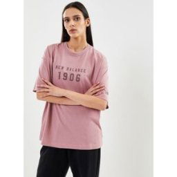 IC JR T-SHIRT W par New Balance Rose XS Accessoires