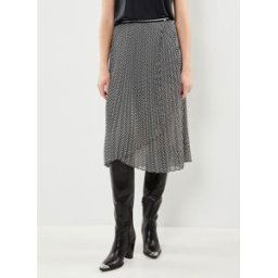 Jup Plis Imp BY27005 par IKKS Women Noir 34 Accessoires