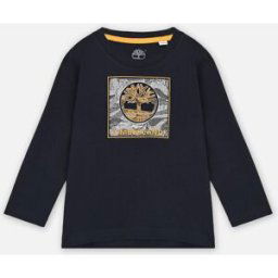Tee-Shirt Manches Longues T25U36 par Timberland Bleu 8A Accessoires