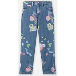 Pantalon Denim U14677 par Billieblush Bleu 3A Accessoires