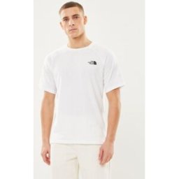 M S/S NORTH FACES TEE par The North Face Blanc S Accessoires