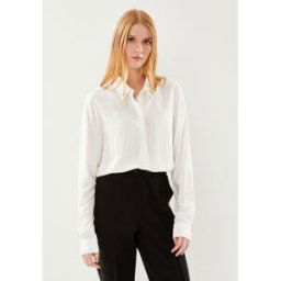 PCELINA EMB LS SHIRT KAC FC par Pieces Blanc XS Accessoires