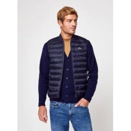 Doudoune sans manches par Lacoste Noir S Accessoires