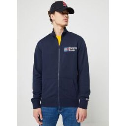 Tjm Reg Entry Full Zip par Tommy Jeans Bleu M Accessoires