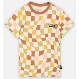 Checker Print Crew par Vans Multicolore 10 - 12A Accessoires