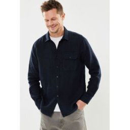 Chemise en lin par Replay Bleu L Accessoires