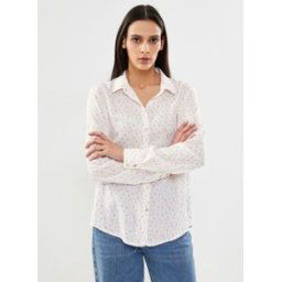 Pcmarijane Ls Shirt Fc par Pieces Blanc L Accessoires