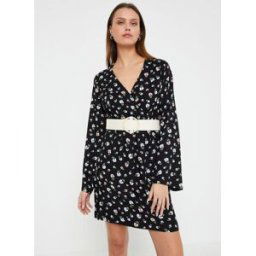 Objditta L/S Dress 125 par OBJECT Noir 36 Accessoires