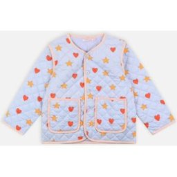 Hearts Stars Jacket par Tinycottons Gris 6A Accessoires