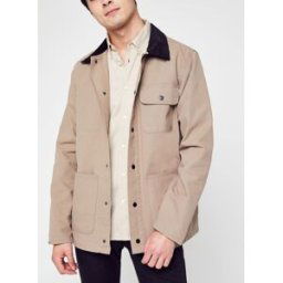 Mn Drill Chore Coat par Vans Beige S Accessoires