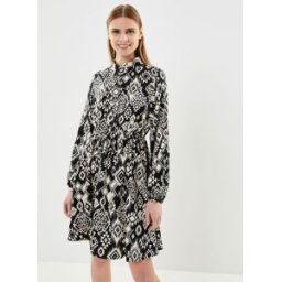 Vmgema Gida L/S Short Dress Wvn Btq par Vero Moda Noir XL Accessoires