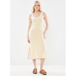 “Geometric” Tank Midi Dress par The Tiny Big Sister Blanc 40 Accessoires