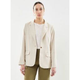 Vijolanda L/S Blazer - Noos par Vila Beige 40 Accessoires