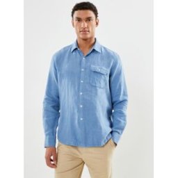 Chemise en lin par Replay Bleu M Accessoires