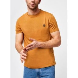 SS Dunstan River Jersey Crew Tee Slim par Timberland Marron S Accessoires