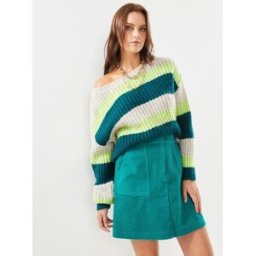 BYDISUNE SKIRT - par B-Young Vert 34 Accessoires
