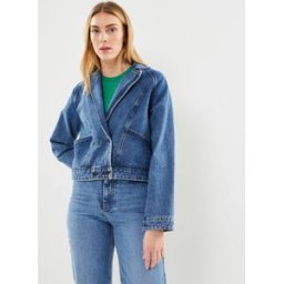 Vinorma Short Denim Jacket/Rou par Vila Bleu 36 Accessoires