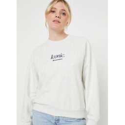 NB Athletics Icono-Graphic Crew Sweatshirt par New Balance Blanc L Accessoires