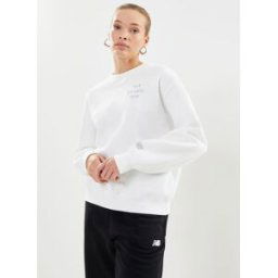 IC FLEECE CREW W par New Balance Blanc M Accessoires
