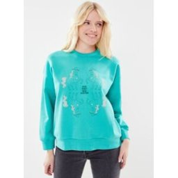“Mirror Horses” Sweatshirt par The Tiny Big Sister Vert 38 Accessoires