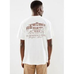 RESIDENCE GRAPHIC TEE par Pompeii Blanc L Accessoires