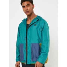 NB AT FZ Woven Jacket par New Balance Vert S Accessoires