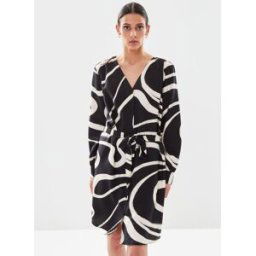 Byibine Aop Dress 3 - par B-Young Noir 36 Accessoires