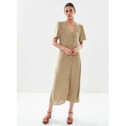 Bymmjoella Button Dress - par B-Young Vert 38 Accessoires