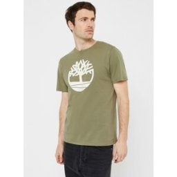 SS Kennebec River Tree Logo Tee par Timberland Vert S Accessoires