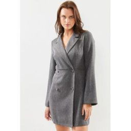 Vmolla Ls Short Blazer Dress Wvn par Vero Moda Gris XS Accessoires