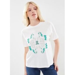 “Mirror Horses” Tee par The Tiny Big Sister Blanc 40 Accessoires