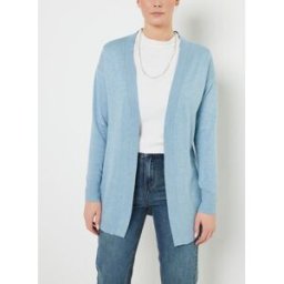 Bymmpimbah Long Cardigan par B-Young Bleu S Accessoires