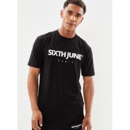 ESSENTIAL REGULAR TEE par Sixth June Noir L Accessoires