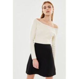 Nmjaz Ls Offshoulder Knit Top Fwd Lab 2 par Noisy May Beige XS Accessoires