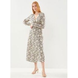 PCHELGA LS LONG WRAP DRESS KAC FC par Pieces Beige XS Accessoires