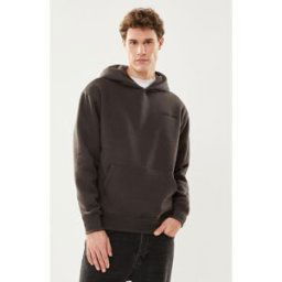 FEAR BACK EMBROIDERED HOODIE par Sixth June Noir XL Accessoires