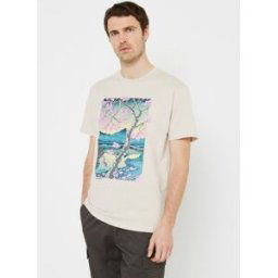 NB AT Graphic Brand T-Shirt par New Balance Beige XXL Accessoires