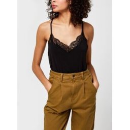 Vmana SL Lace Top Ga Noos par Vero Moda Noir XS Accessoires
