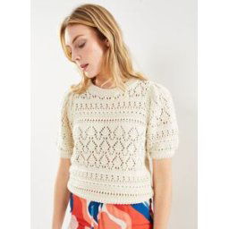 Vimorena 2/4 O-Neck Knit/Rou par Vila Beige S Accessoires