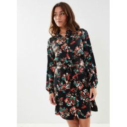 Vmcana L/S Abk Shirt Dress Wvn Btq par Vero Moda Noir M Accessoires