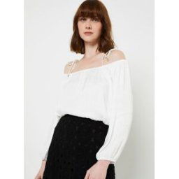 Blouse Unie - BW13155 par IKKS Women Blanc 36 Accessoires