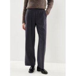 PCLUISA HW WIDE PANT BC par Pieces Gris L Accessoires