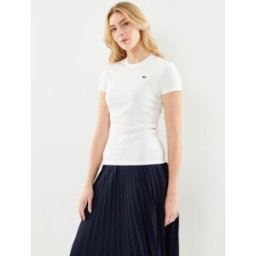 Tee Shirt TF5538 par Lacoste Blanc 38 Accessoires