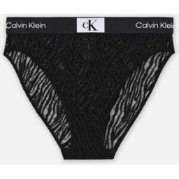 High Waist Bikini par Calvin Klein Noir M Accessoires