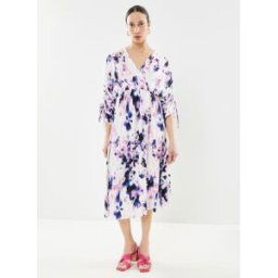 Vimatea 3/4 Sleeve Midi Dress/Rou/R1 par Vila Blanc 40 Accessoires