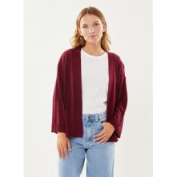 Vilullas Glitter L/S Knit Cardigan/C25 par Vila Rouge M Accessoires